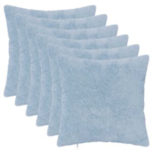 vidaXL Kissenbezug 6 stk. HEERLEN Himmelblau 30 x 30 cm