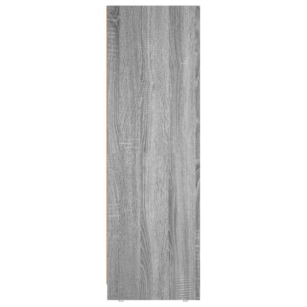 vidaXL Badschrank Grau Sonoma 30x30x95 cm Holzwerkstoff