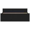 vidaXL Bettgestell ohne Matratze Schwarz Eichen-Optik 140x200 cm