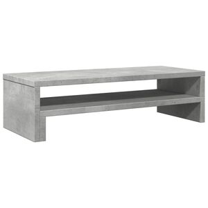 vidaXL Monitorst&auml;nder Betongrau 54x22x15 cm Holzwerkstoff