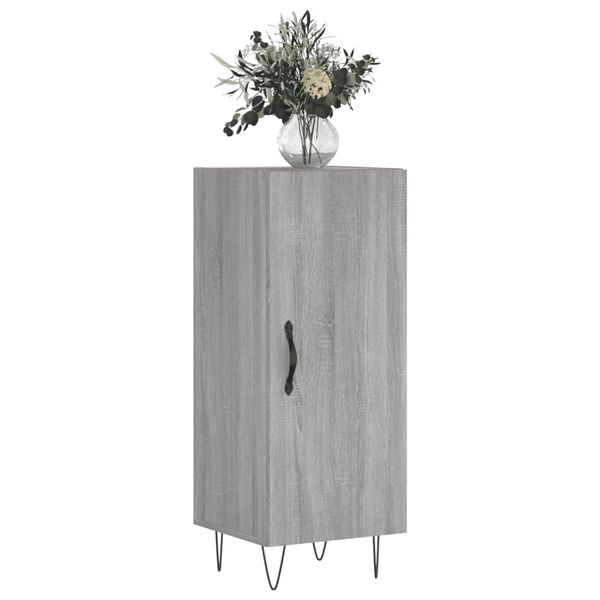 vidaXL Sideboard Grau Sonoma 34,5x34x90 cm Holzwerkstoff