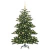 vidaXL K&uuml;nstlicher klappbarer Weihnachtsbaum Gr&uuml;n 150 cm PVC und Stahl