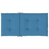 vidaXL Niedriglehner-Auflagen 2 Stk. Melange Blau 100x50x4 cm Stoff
