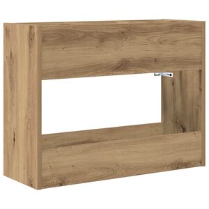 vidaXL Sonnenschirmhalter Artisan-Eiche 65 x 24 x 50 cm Holzwerkstoff