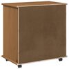 vidaXL Rollschrank Honigbraun 63,5 x 39 x 65,5 cm Massivholz Kiefer