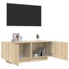 vidaXL TV-Schrank Sonoma-Eiche 100x35x40 cm Holzwerkstoff