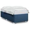 vidaXL Bettgestell ohne Matratze Blau 100x200 cm Stoff