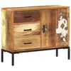vidaXL Sideboard 88x30x73 cm Altholz Massiv