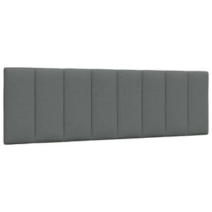 vidaXL Kopfteil-Kissen "Hanko" Dunkelgrau 160 cm Stoff