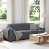 vidaXL 3-Sitzer-Sofa Dunkelgrau 220x78x80 cm Samt