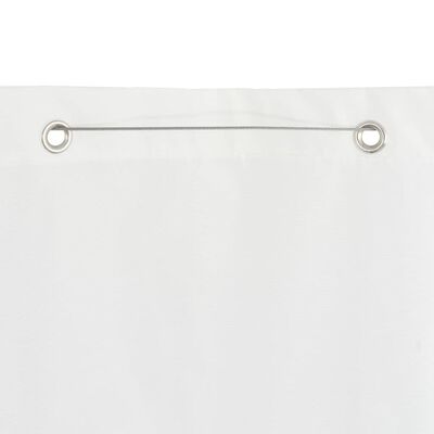vidaXL Balkon-Sichtschutz Weiß 120x240 cm Oxford-Gewebe