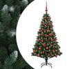 vidaXL K&uuml;nstlicher Weihnachtsbaum mit Kugel 120 cm 150 LEDs