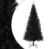 vidaXL K&uuml;nstlicher Weihnachtsbaum mit St&auml;nder Schwarz 240 cm PVC