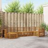 vidaXL Sofagarnituren 7 pcs Natur Massivholz Akazie