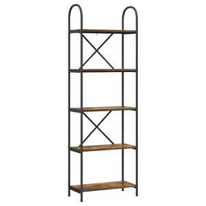 vidaXL B&uuml;cherregal 5 Ebenen 60 x 30 x 183 cm Holzwerkstoff