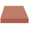 vidaXL Wandregal Wandmontiert Rot 90 x 23,5 x 4 cm Holzwerkstoff