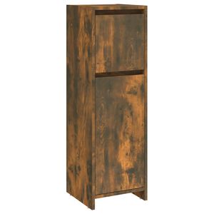 vidaXL Badezimmerschrank R&auml;uchereiche 30x30x95 cm Holzwerkstoff