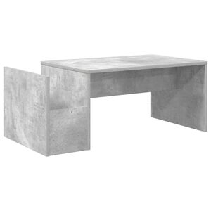 vidaXL Couchtisch Beton Grau 90 x 45 x 35 cm Holzwerkstoff