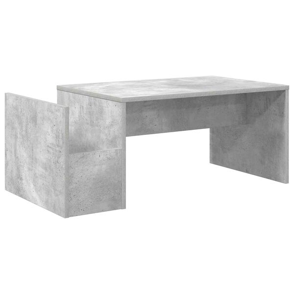vidaXL Couchtisch Beton Grau 90 x 45 x 35 cm Holzwerkstoff