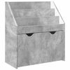 vidaXL Kinderregal Beton Grau 60 x 29,5 x 69 cm Holzwerkstoff