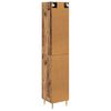 vidaXL Highboard 2 pcs Altholz Holzwerkstoff