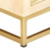 vidaXL Sideboard Golden 60x30x70 cm Massivholz Mango