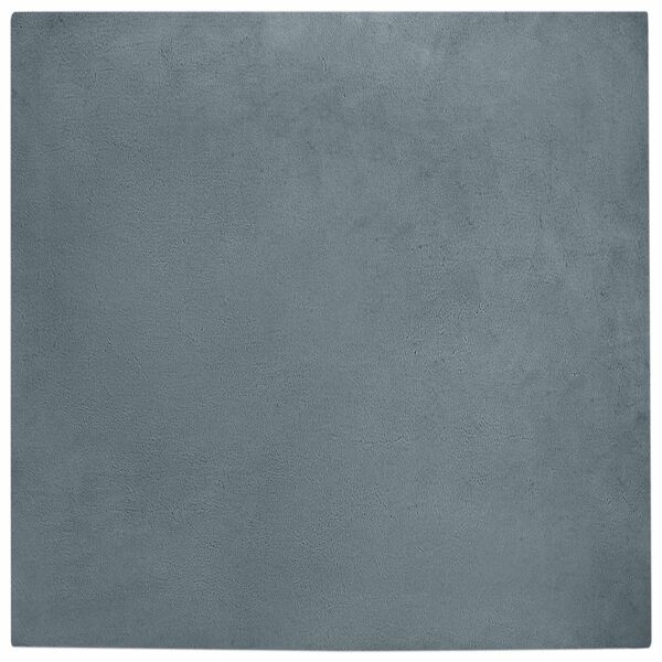 vidaXL Rutschfester Kunstfellteppich Olite Anthrazit 240 x 240 cm