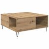 vidaXL Couchtisch Artisan-Eiche 80 x 80 x 36,5 cm Holzwerkstoff