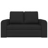 vidaXL Schlafsofa 60cm Schwarz Stoff