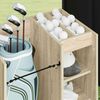 vidaXL Golf Schrank Mit Rad Uni Sonoma-Eiche 65 x 45 x 98 cm