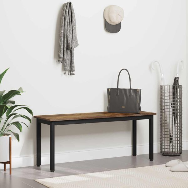 vidaXL Bank Raucharbe 110 x 35 x 45 cm Holzwerkstoff