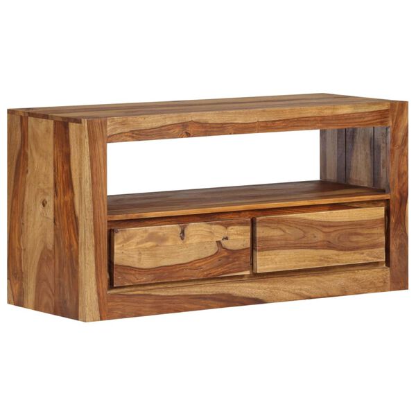 vidaXL TV-Schrank Massivholz Akazie 80x30x40 cm