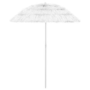 vidaXL Sonnenschirm Hawaii Wei&szlig; 180 cm