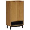 vidaXL Schuhschrank FLAM 59,5x35x107 cm Massivholz Kiefer