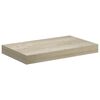vidaXL Schwebende Wandregale 2 Stk. Eichefarben 40x23x3,8cm MDF