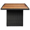 vidaXL 9-tlg. Garten-Lounge-Set Poly Rattan Schwarz