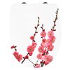 CORNAT Toilettenbrille mit Absenkautomatik CHERRY BLOSSOM Thermoplast