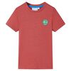 Kinder-T-Shirt Paprikarot 104