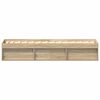 vidaXL Bettgestell Sonoma-Eiche 90x190 cm