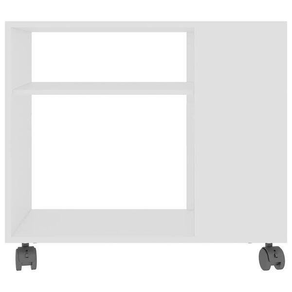 vidaXL Beistelltisch Weiß 70x35x55 cm Holzwerkstoff