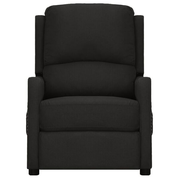 vidaXL Massagesessel Elektrisch Schwarz Stoff