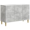 vidaXL Sideboard Betongrau 89 x 34,5 x 60 cm Holzwerkstoff