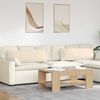 vidaXL Sofakissen 2 Stück Beige 120 x 40 cm Stoff