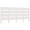 vidaXL Kopfteil Wei&szlig; 200x3x80 cm Massivholz Kiefer
