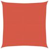 vidaXL Sonnensegel 160 g/m&sup2; Terrakottarot 5x5 m HDPE