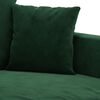vidaXL 3-Sitzer-Sofa Dunkelgr&uuml;n 210 cm Samt