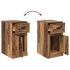 vidaXL Seitenschrank Altholz 40 x 50 x 75 cm Holzwerkstoff
