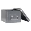 LABEL51 Aufbewahrungsbox Media 27x21x16 cm L Antik-Grau