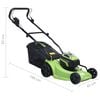 vidaXL Akku-Rasenm&auml;her mit Gartenpflege-Set