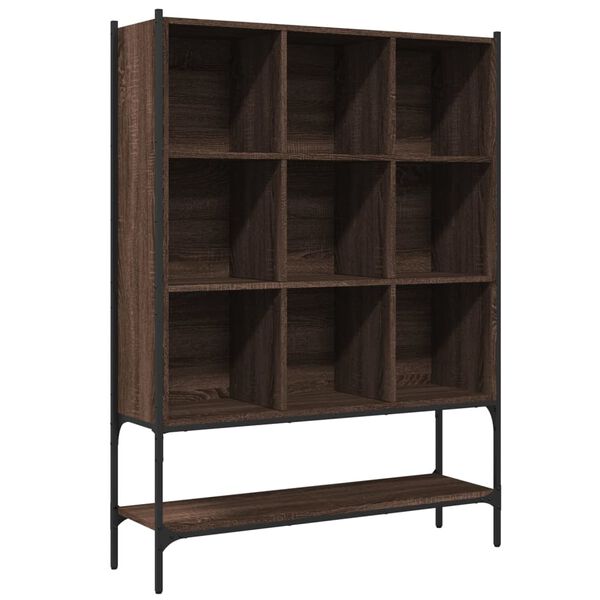 vidaXL Bücherregal Braun Eichen-Optik 102x30x141,5 cm Holzwerkstoff